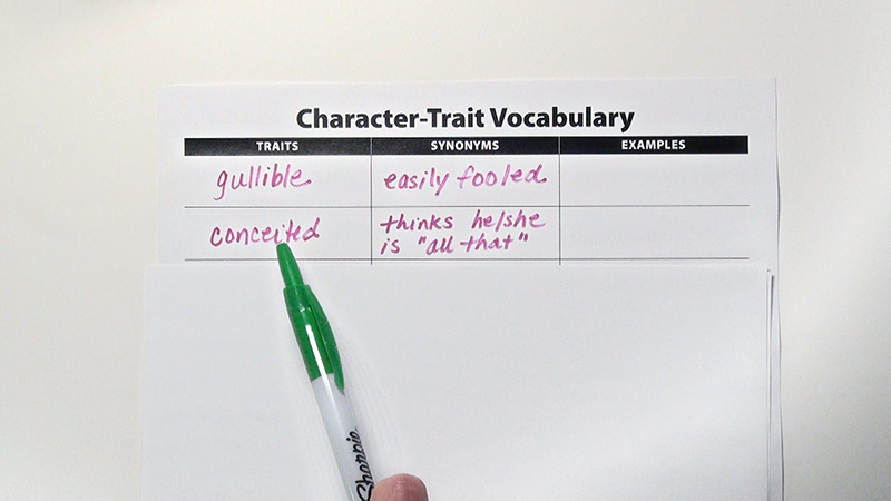 webPD | Clarify Character Traits Versus Feelings
