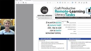 Craft Productive Remote-Learning Literacy Tasks