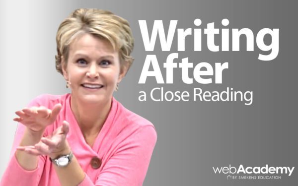 Writing After a Close Reading
