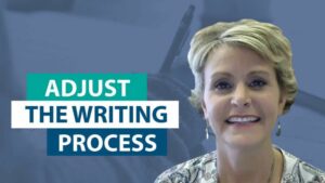 How do you adjust the writing process for 2 weeks versus 2 days?
