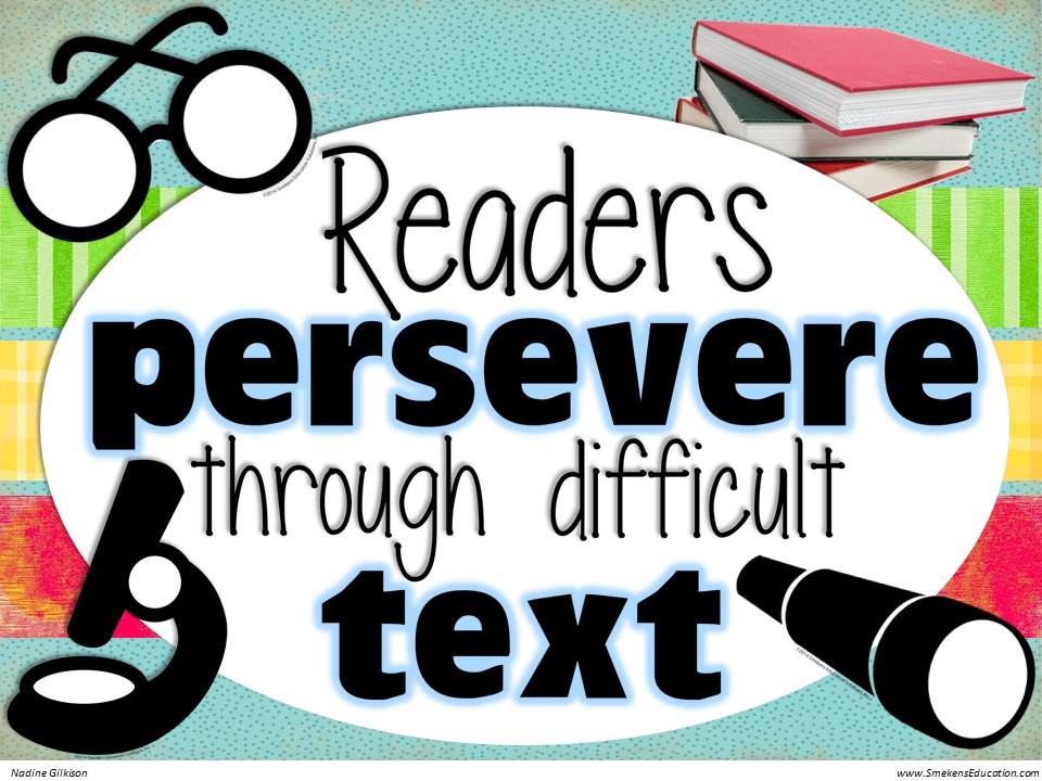 Readers persevere through difficult text
