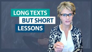 webPD | How do I keep my mini-lesson short when the text is long?