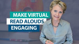 How do you engage students during a virtual read aloud
