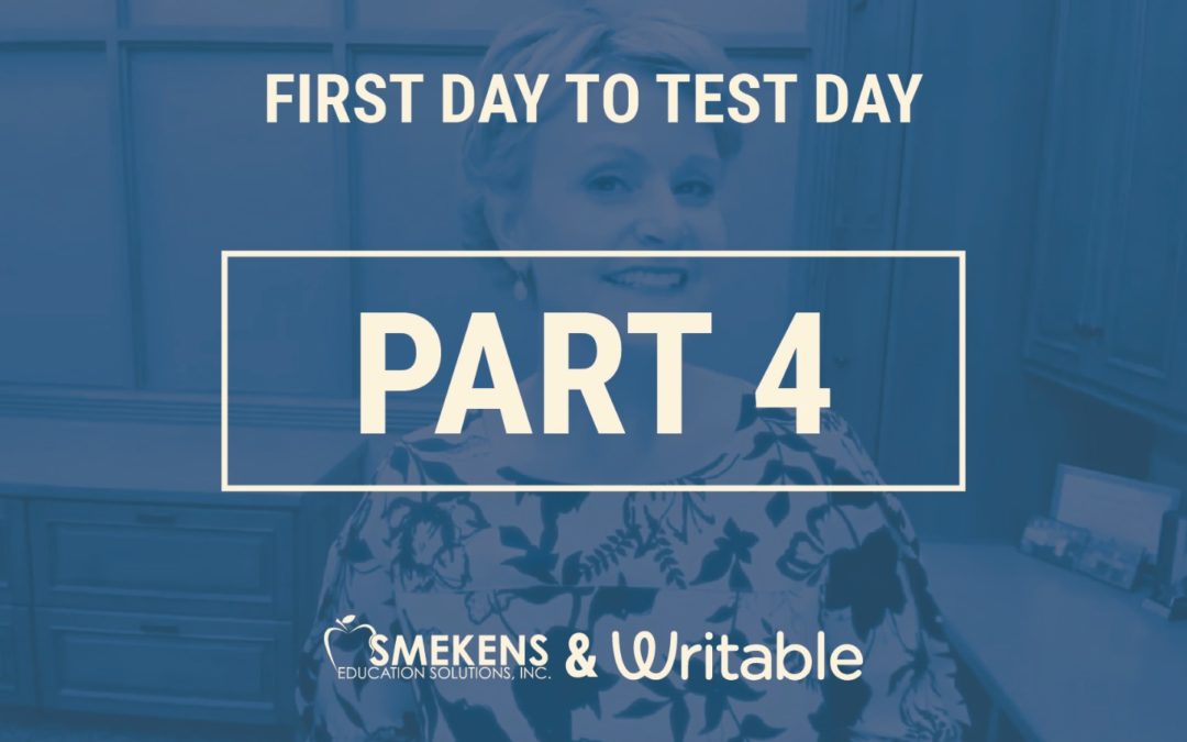 First Day to Test Day – PART 4